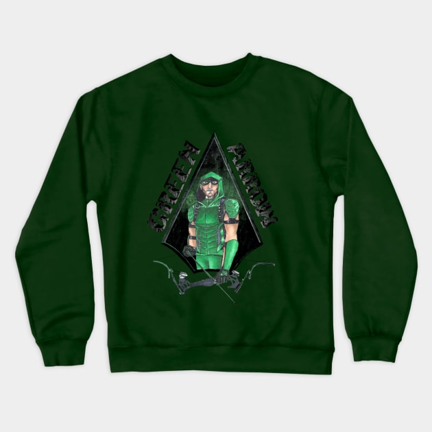 The Green Arrow Crewneck Sweatshirt by iron_Archer8684